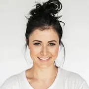Zufriedene Kundin