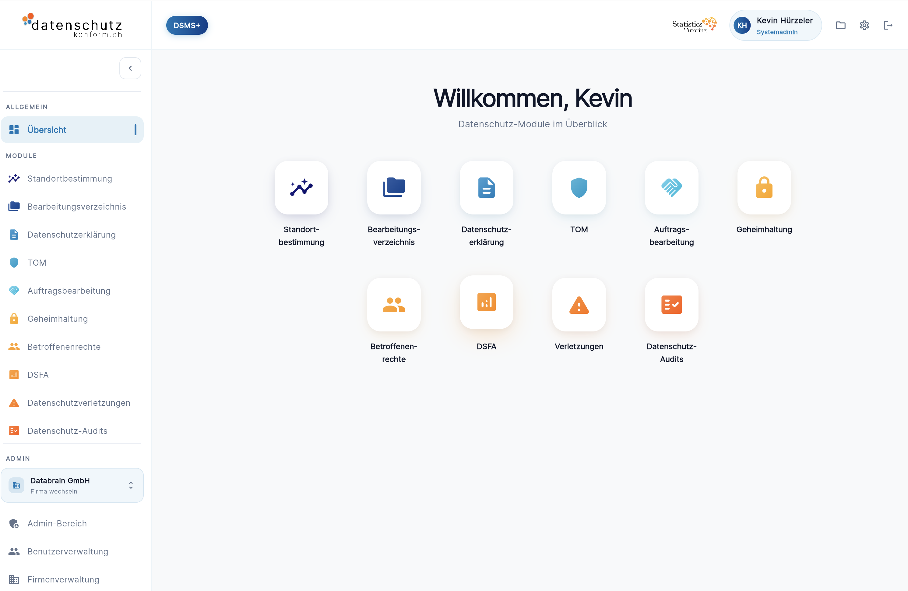 DSMS+ Dashboard