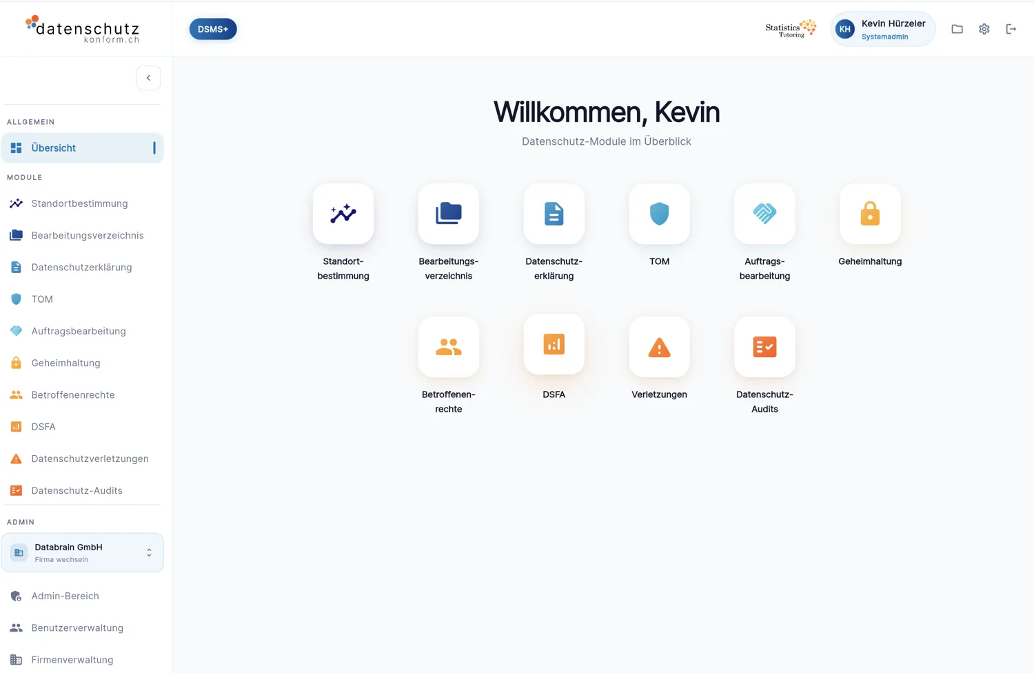 DSMS+ Dashboard